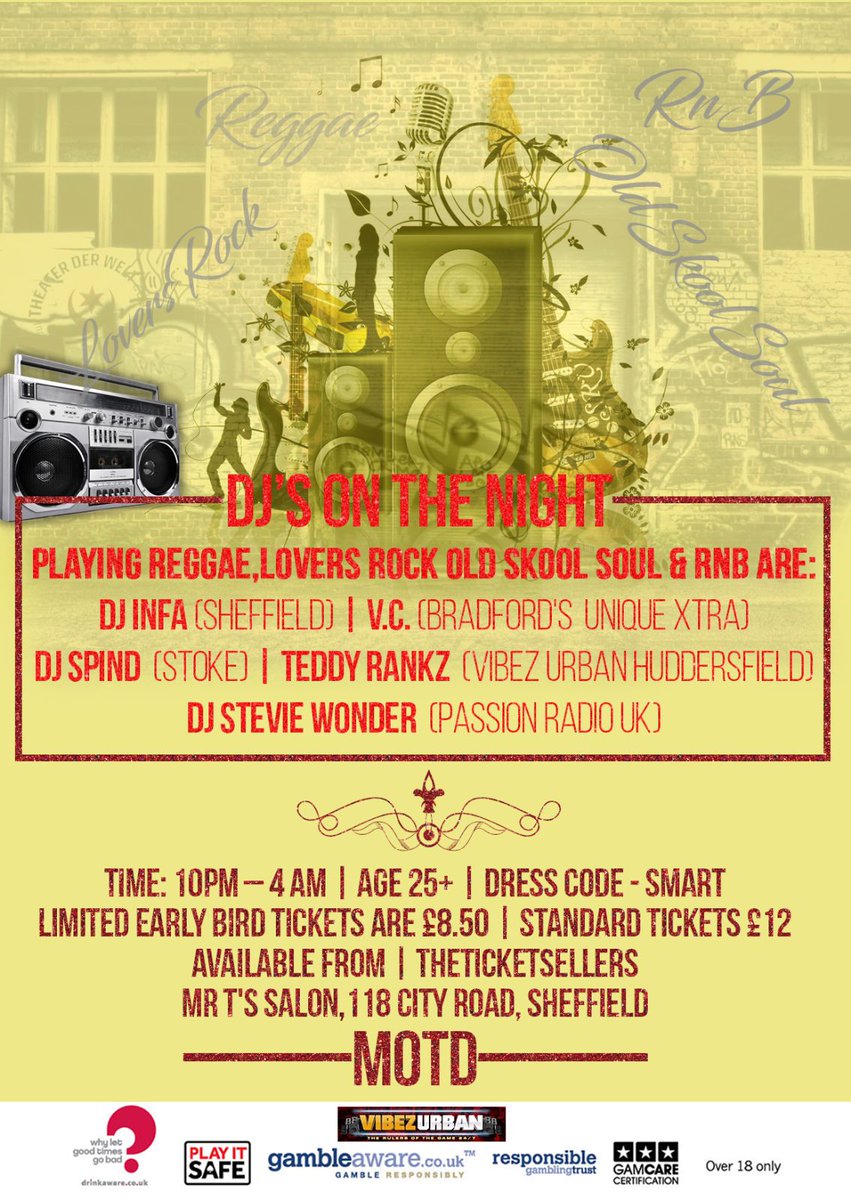BarryBoomMusic's tweet photo. 5 days until my Live PA at the Genting Club, Sheffield. https://t.co/c7eVJVn7wV #loversrock #showcase #reggae #MakingLove #HisLove #UKReggae #Bless https://t.co/MpnXFwyS2l