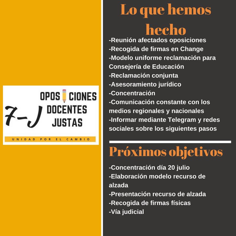 Plataforma 7J Oposiciones Justas tweet media