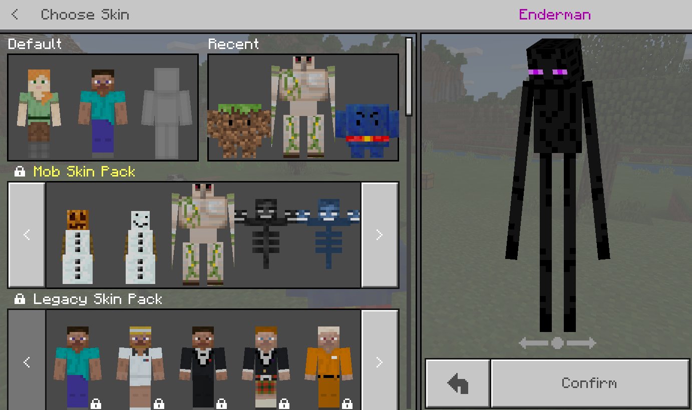 What's wrong with Minecraft's new pocket edition skins?