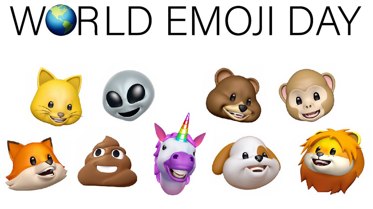 It’s ? Emoji Day! We use emojis for everything these days to share our