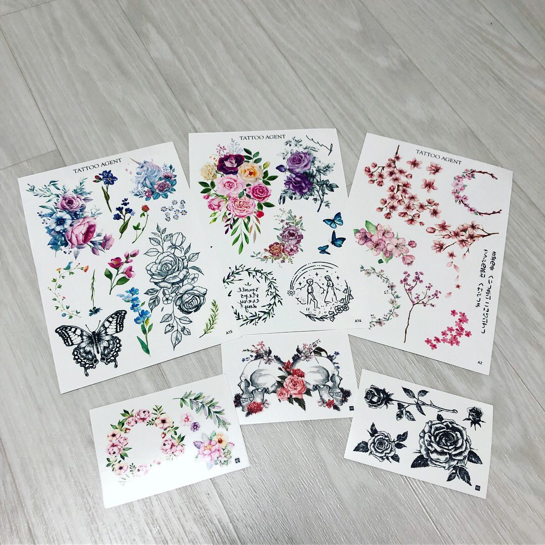 wababa_share's tweet photo. 🦋🥀🦋🥀🦋🥀🦋

韓国で話題！
水に濡れても落ちないタトゥーシール◎

🌙TATTOO AGENT🌙

本物のタトゥーでは表現しにくい
繊細なお花のデザインが人気💐

夏のイベントの際におすすめ♡

#韓国情報
#ワババ
#ワババシェア

🦋🥀🦋🥀🦋🥀🦋 https://t.co/2dK5FURwpR