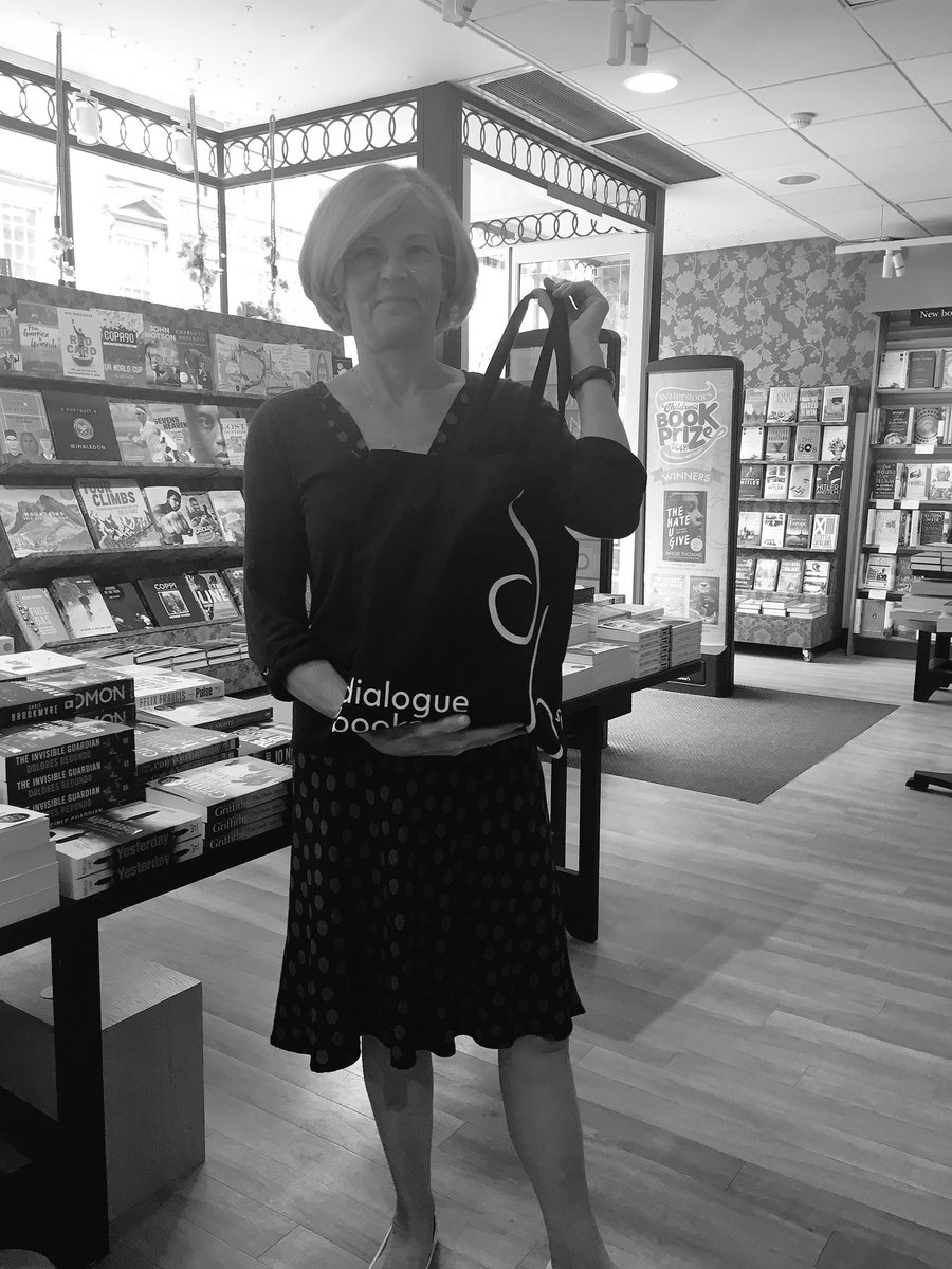 dialoguepub's tweet photo. Great, fleeting visit to @waterstonesbath - the queue in the shop and the busy till gave me hope!! Thanks for taking the time to learn about #DialogueLaunch and #SparkingtheConversation https://t.co/OAdBbYBZEN