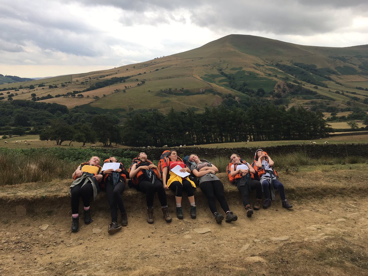 Group 4 taking a well deserved (???) break! Silver #DukeOfEdinburgh. <a href="/FlixtonGS/">Flixton Girls School</a>