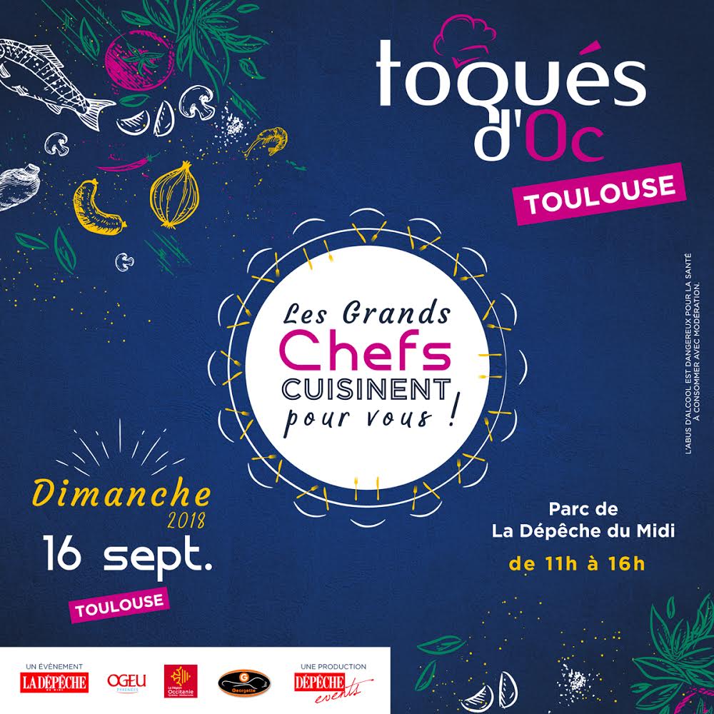 ladepeche31's tweet photo. Saison 3 des #Toquesdoc #Toulouse dimanche 16 septembre au Parc de @ladepechedumidi avec 6 chefs étoilés et 2 chefs renommés toulousains
Au menu : 1 entrée, 1 poisson, 1 viande, 1 dessert + café + 2 verres de vin pour 43€ 
Réservez vite votre repas sur https://t.co/WIaSe1IvCd https://t.co/GCnmJVCzw8