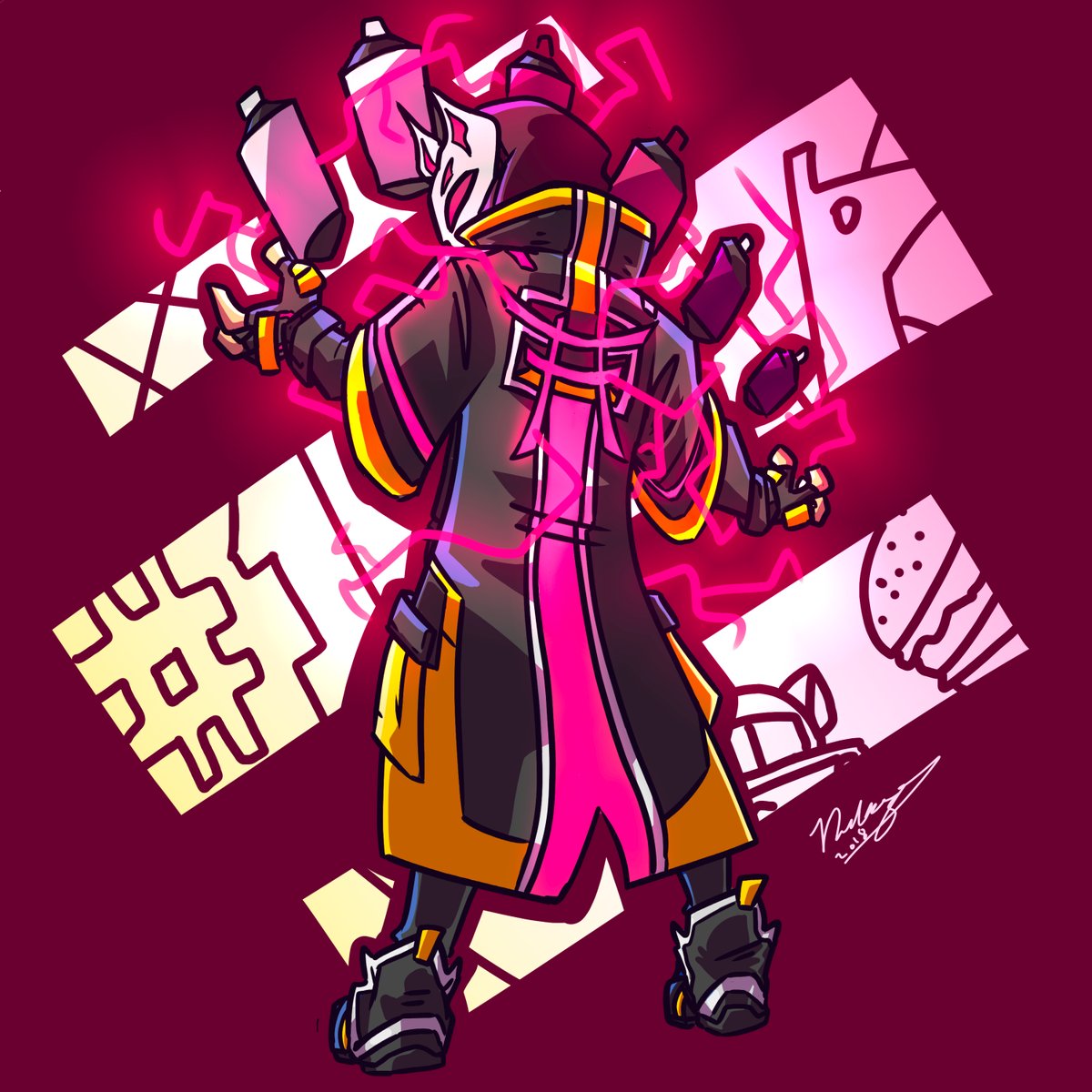 Fortnite Art On Twitter Other Works Of The Drift Skin By Nickanger 