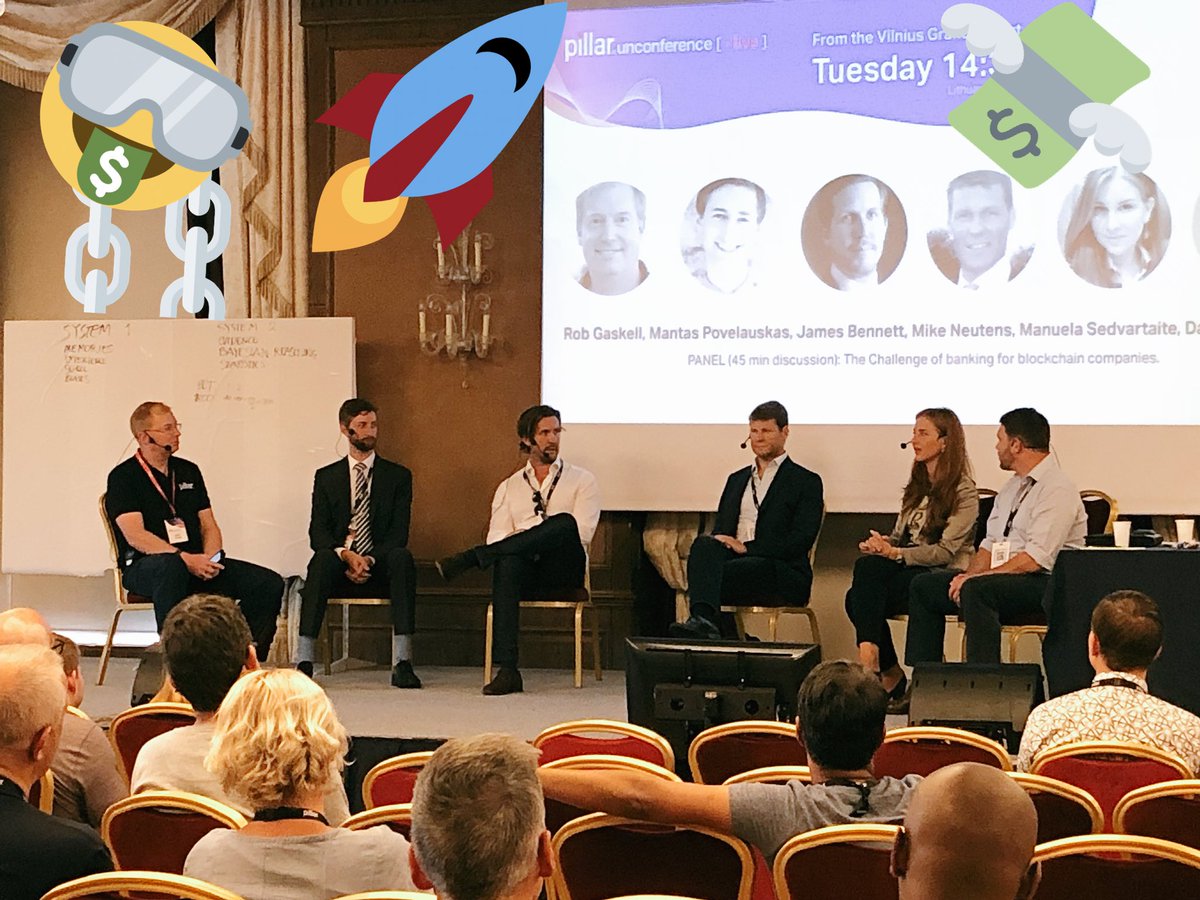 semicondurian's tweet photo. @RGaskell chairing panel on banking and crypto organizations at @pillarwallet #Uncomference - there’s always a way to bridge between the cryptosphere and the traditional banking system.
👍🏽⛓⏩💸🚀 https://t.co/Hr9BtAtncH