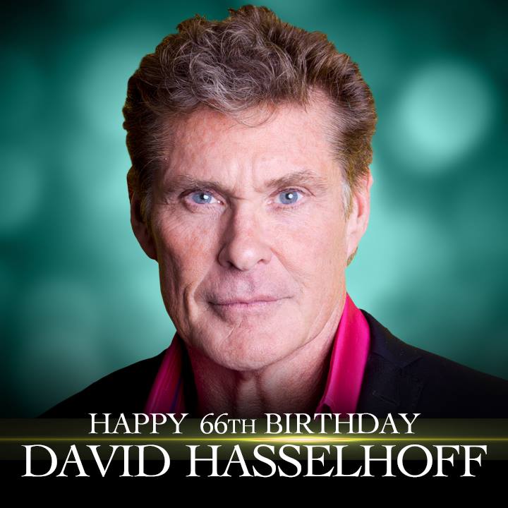 Happy Birthday to Baywatch star David Hasselhoff!    