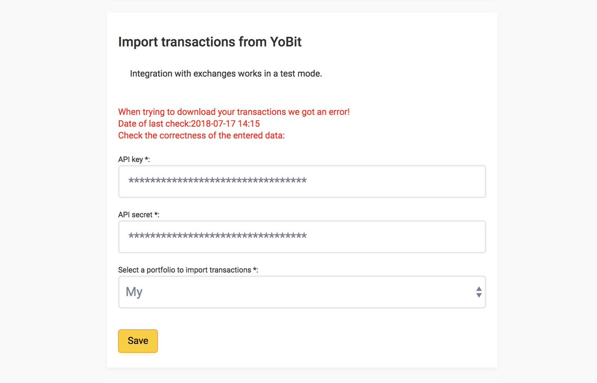 fintab_io's tweet photo. Coming soon — Import integration from YoBit @YobitExchange 
Our developers was edited import transaction form Binance. They are making import integration from Yobit, it will be released soon. Follow our upgrades. https://t.co/7I13vp8cb2