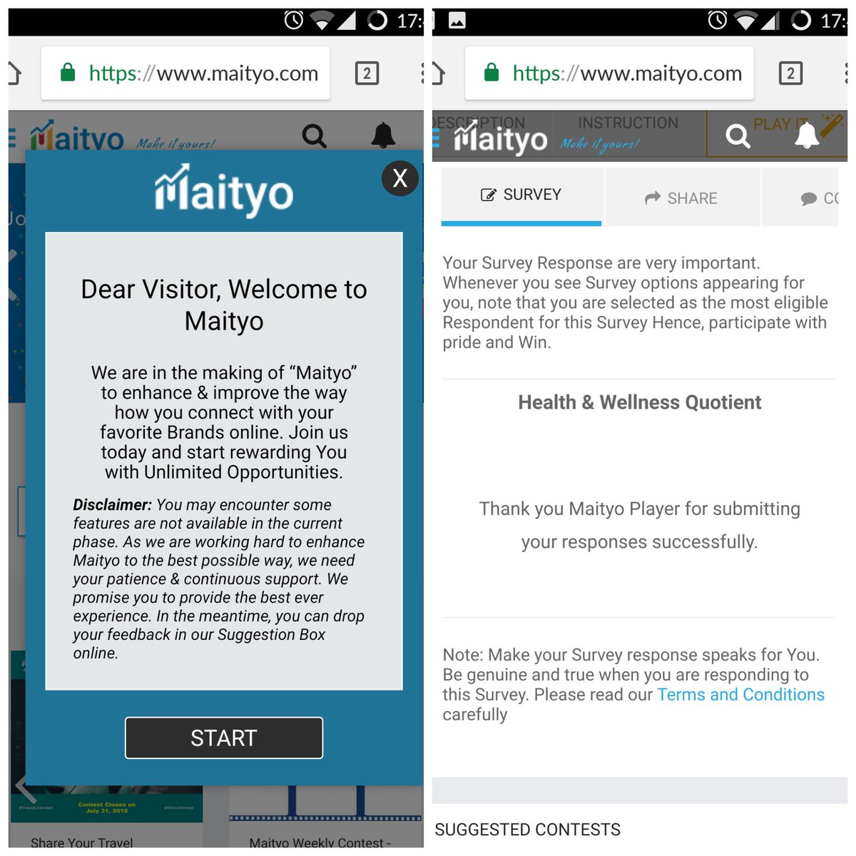 nv00007's tweet photo. @MaityoLive Done Dana Dan #HealthQuotient
#Contests #Health #Fitness #MakeItYours #HealthIsWealthContest #WinAmazonVouchers
Registered and played the contest.
Join @Vikasra88808596 @spirce @viraankapoor @ThapaKant @bukhari_na https://t.co/iF59qnHgfW