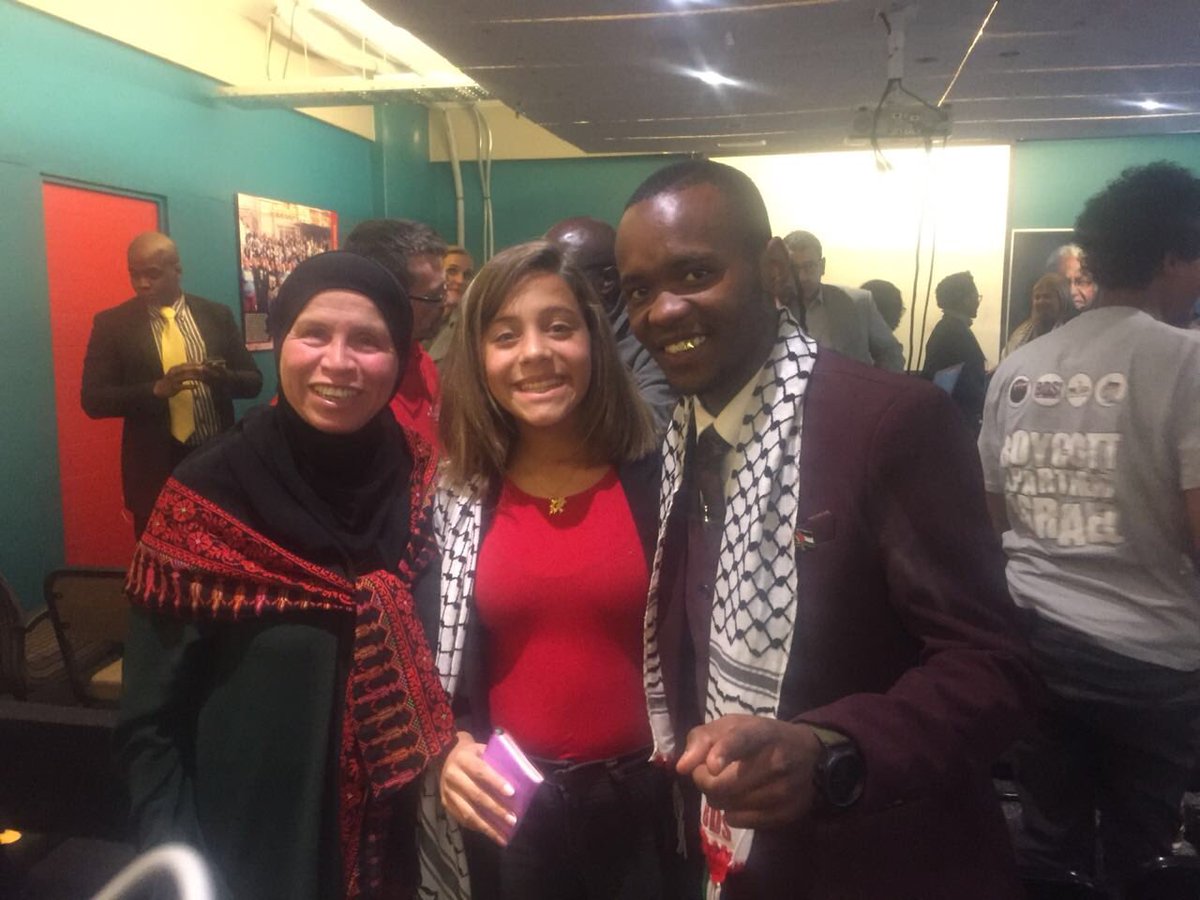 The BDS South Africa team honored the invitation from @SECTION27news hosting Palestinian activist and world’s youngest journalist @JannaJihad1