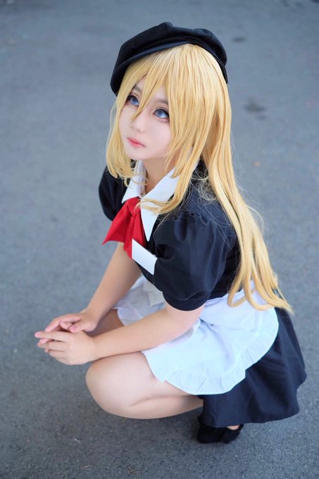 [コスプレ・殺戮の天使]レイチェル・ガードナー(カフェ衣装)無表情キャラ難しいすぎて詰む詰むでしたが綺麗に撮っていただき