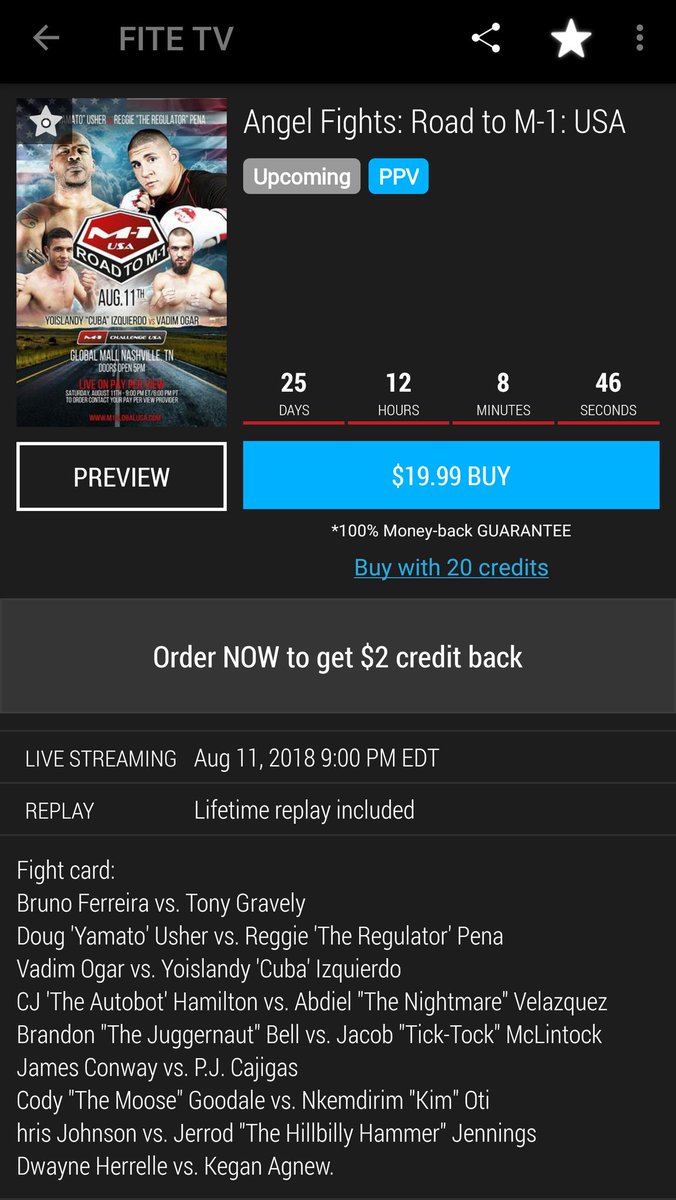 JLANewYork84's tweet photo. @FiteTV fans! Make sure you sign up now and get ready for @M1GlobalNews as they return to the USA with #RoadtoM1 on August 11th! #WatchonFite https://t.co/hPrdHDxl69