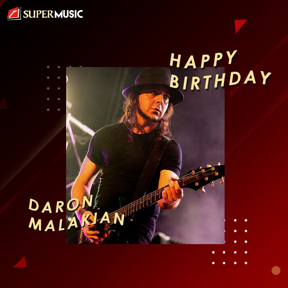  1975: Gitaris berulang tahun. Happy Birthday, Daron Malakian!  