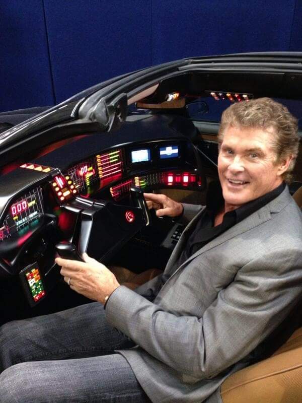 Happy Birthday David Hasselhoff aka \"The Hoff\" turning 66.

80s BadAss! Classic  \"Knight Rider\" . 