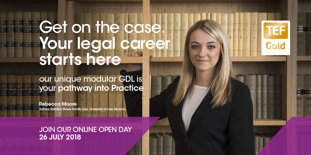UniversityofLaw's tweet photo. Learn more about the GDL course and how it can kick-start your career in law, whatever degree you hold. 

Join our GDL Online Open Day on 26 July 👉 https://t.co/mUGm5ogCeu https://t.co/7IiXeyaqRF