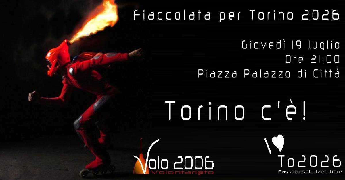 Il PD Torino aderisce alla fiaccolata a sostegno della candidatura olimpica. 19/7 ore 21 #Torino2026 goo.gl/nTXkbU