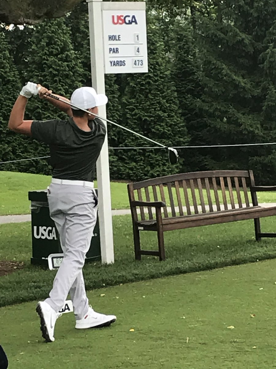 Tour Premier (new Nike golf shoe) sighting at the US Junior!