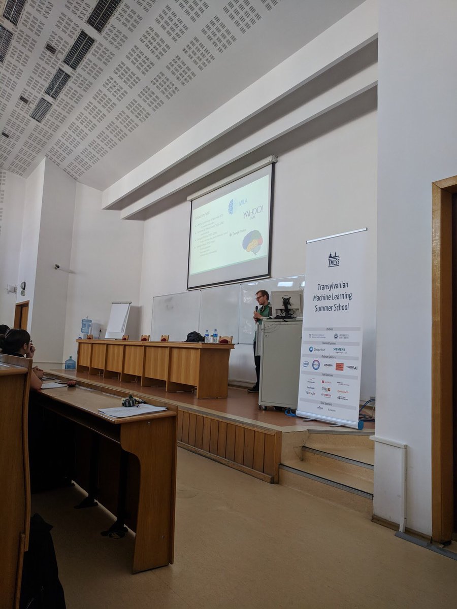 TMLSS2018's tweet photo. Great computer vision talk by Dumitru Erhan @doomie today. https://t.co/CX0meXcGow