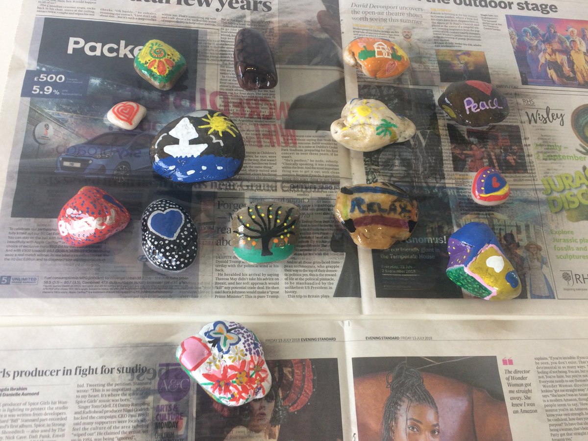 DIYHappiness's tweet photo. Participants enjoyed painting wheel of wellbeing (WoW) rocks and taking photos of the local area yesterday at our Flourishing at Work course! https://t.co/UPGmpu5KwF