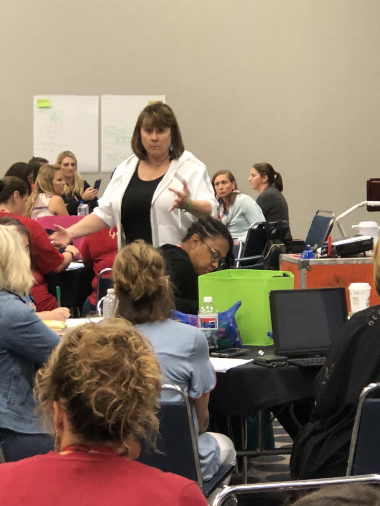 ruth_cooper1's tweet photo. Proud to follow this math leader. Her work inspired teachers all across Texas today. @klein_powell #CCISDfirstfive #ccisdelemath #gotmathhabits #mathismessyfun #CAMT18 https://t.co/eFoYywVUS8
