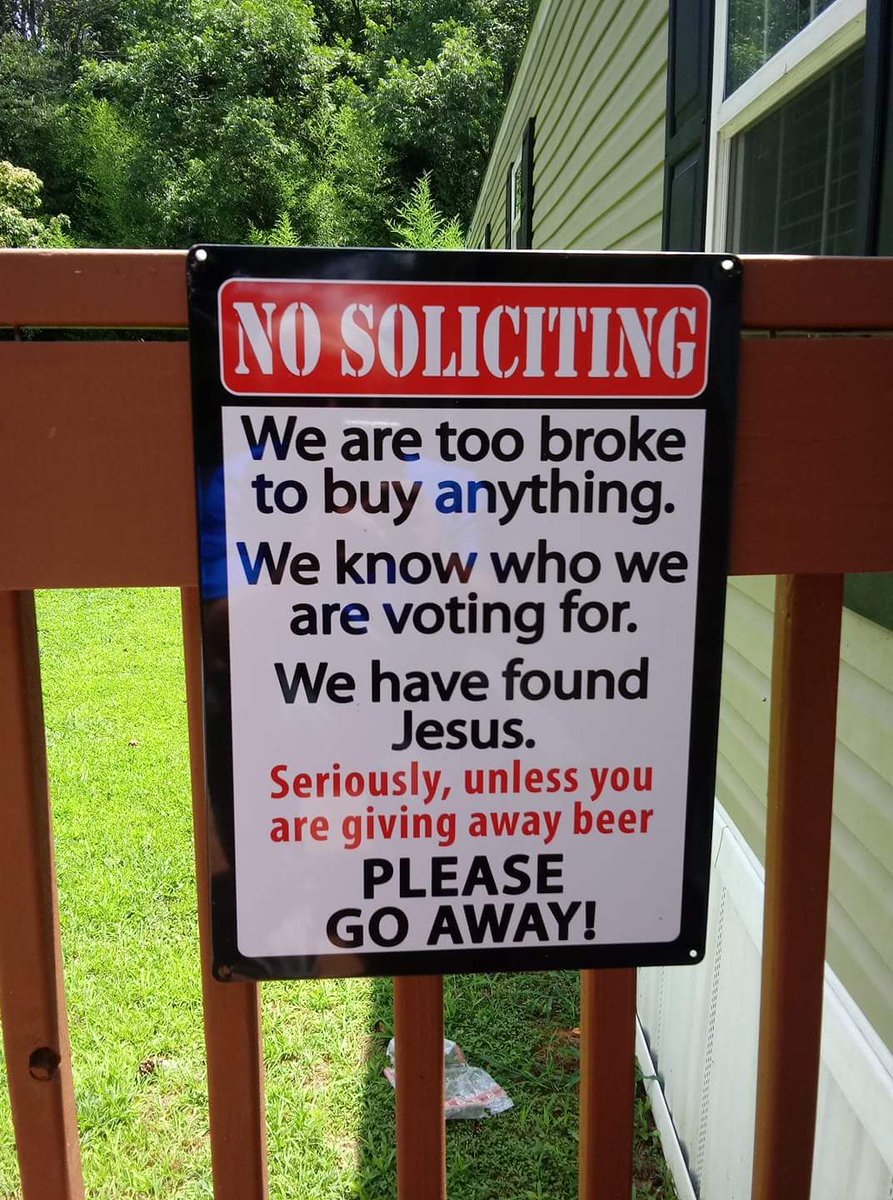 Ever need a sign like this?