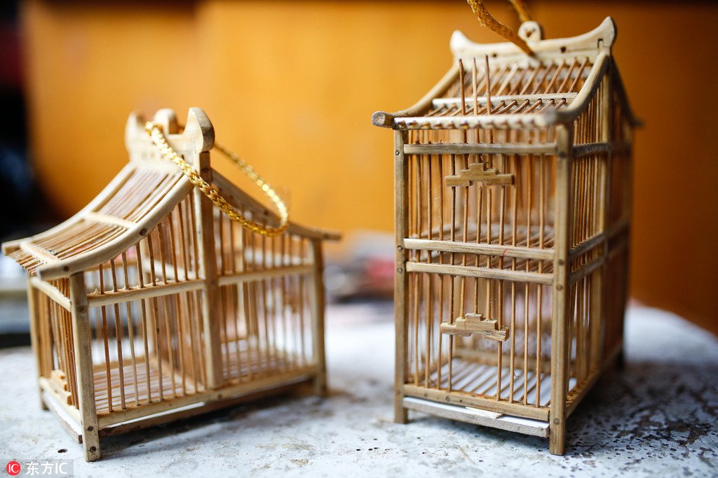 ChinaDaily's tweet photo. An 85-year old man in northwest China made a "big house” for his pet katydids. #incredibleskill https://t.co/puZYwAVDEP