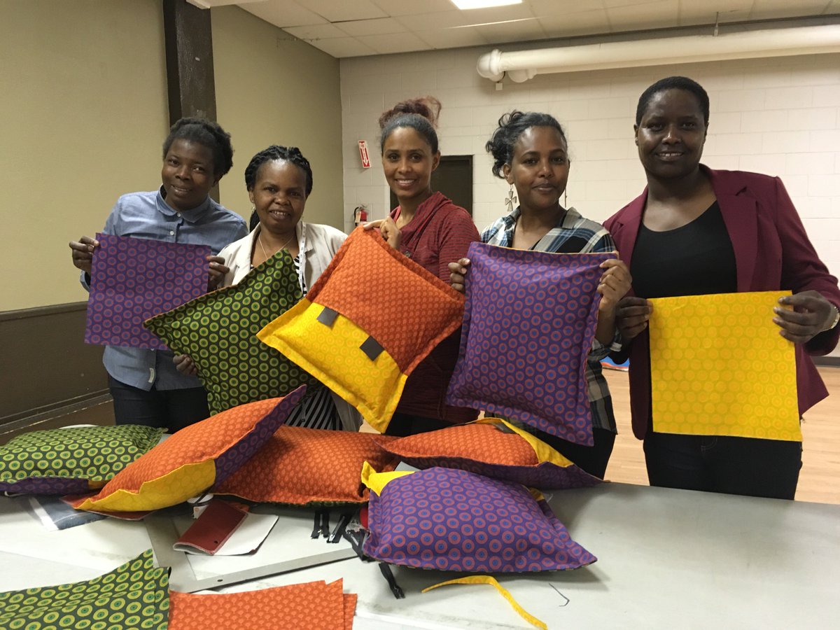 As we count down to #Mandela100, we're excited to welcome the women from One Nation Exchange sewing collective to demonstrate their craft and show off their Shweshwe products. They will be here on Wed, July 18 from 10:30 am - 12 pm.