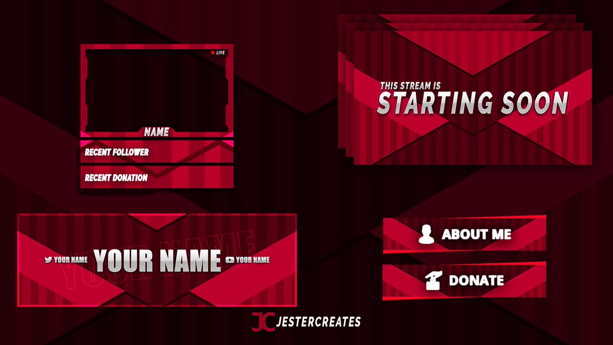 JesterCreates's tweet photo. Selling a stream package £10.00 super cheap bundle

@Senatic_RTS  @SyncRts  @1RTer  @Twitch @TwitchGFXcom https://t.co/vFZZnvSJHI