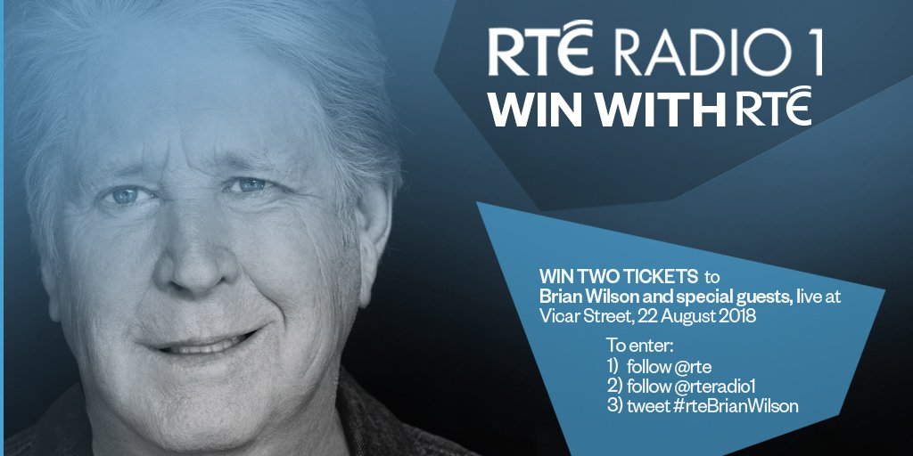 Win 2 tickets to Brian Wilson and special guests, live at Vicar Street, 22 August 2018. To enter, follow <a href="/rte/">RTÉ</a> &amp; <a href="/RTERadio1/">RTÉ Radio 1</a> and tweet #rteBrianWilson