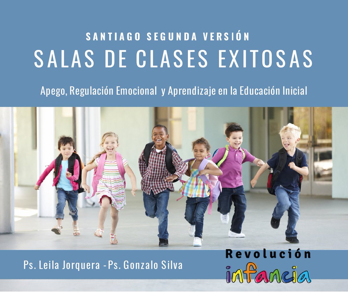 PRC_Chile's tweet image. Seminario "Salas de clases exitosas: Apego, Regulación Emocional y Aprendizaje en la Educación Inicial" (25-Agosto-2018) | 2a versión - mailchi.mp/dd80a3cdcb3b/2…