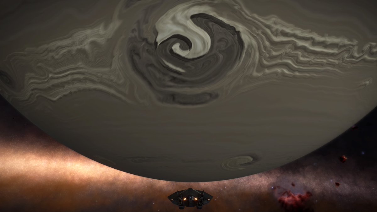CmdrWistler's tweet photo. I think this Jovian fella is watching me ... #RoadToColonia #EliteDangerous https://t.co/PiAvPRh1FZ