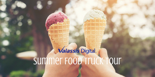 Vericast's tweet photo. I scream, you scream, we ALL scream for ice cream! @ValassisDigital is serving up some delicious ice cream today at #EdgeMarketing in Norwalk, CT as a part of our Food Truck Tour. https://t.co/I0XY1L7YUR