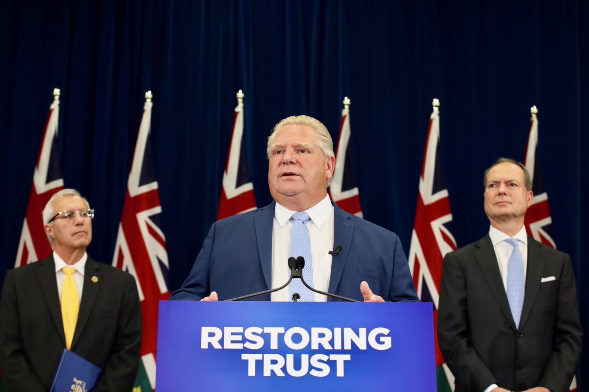 fordnation's tweet photo. We promised to restore trust in Ontario's public finances and that is what we are doing. Today we launched a Commission of Inquiry and Line-by-Line Audit of provincial spending. https://t.co/yyLkSXf6M7