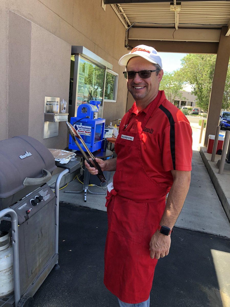 Our #CEO grilling up some hot dogs at our Albuquerque Member Appreciation Day this past weekend!