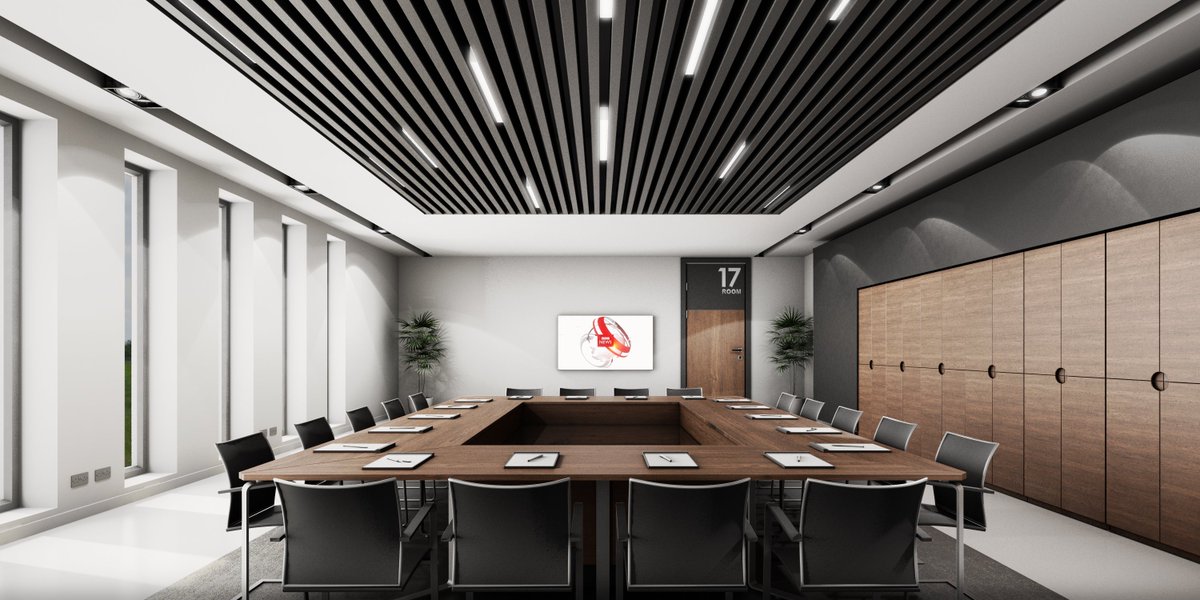 AKOM_Creative's tweet photo. We've posted a lot of Exterior CGI's recently. Here's one of our recent Interior Visualisations which is part of a larger office refurbishment project. #CGI #3DRendering #InteriorDesign #OfficeDesign #OfficeSpace #Liverpool #3DVisualisation #MeetingRoom #CorporateOffice #Interior https://t.co/omOicVQF10