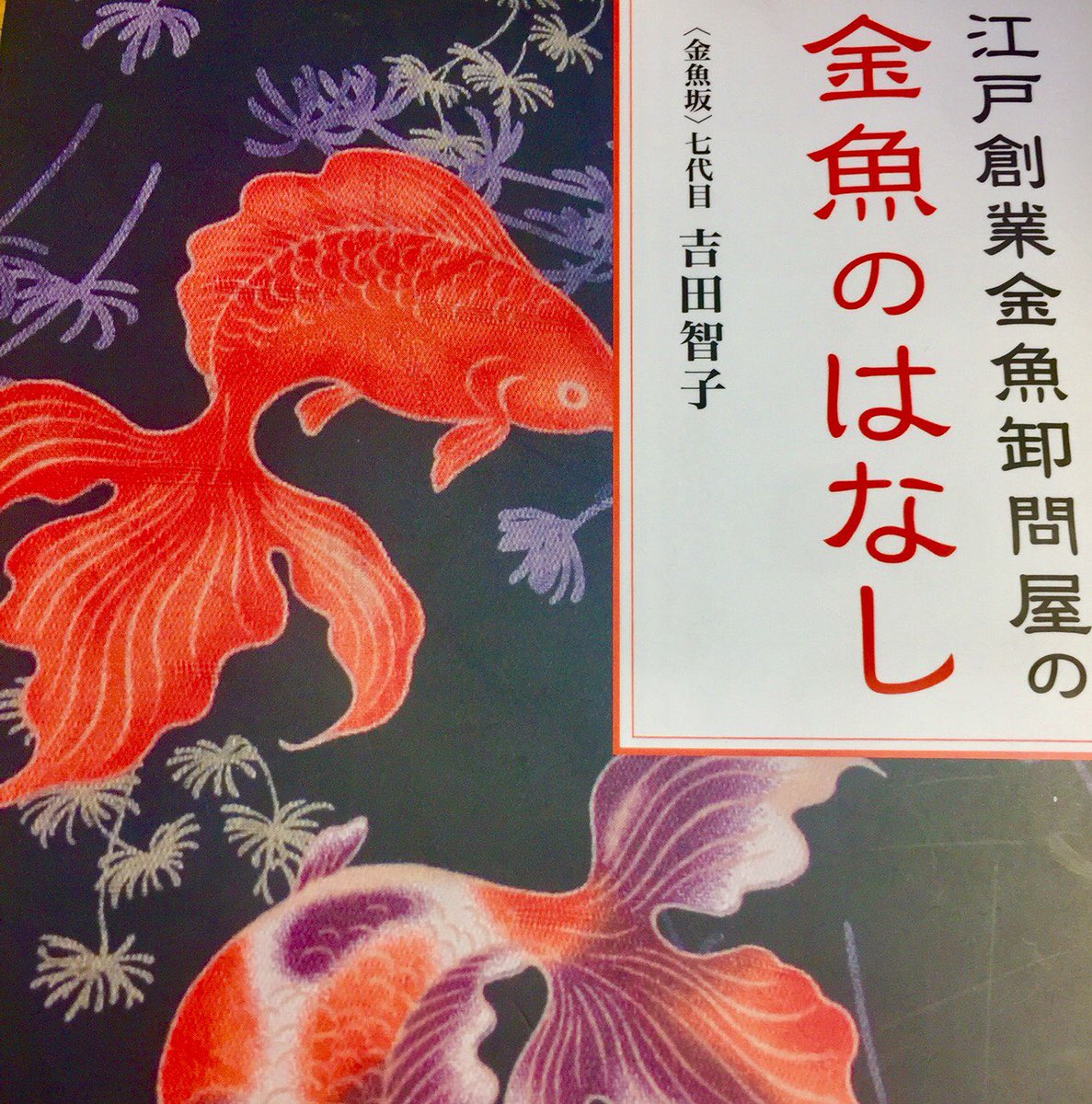 金魚のはなし
吉田智子

金魚はいつ日本に渡ってきたか
金魚の育て方、鑑賞の仕方
今でも増え続けるうつくしい新種の金魚たち
金魚で見えるお国柄

などなど！
金魚を見る目がかわります👀
読めばこの夏金魚を買いたくなってしまうかも
そんな一冊でした。

表紙が涼しげで好きです
#読了