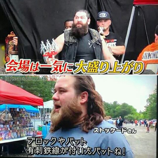 @casanovavalentine and @stockadesdmf were on TV in #Japan as part of #czwtod coverage