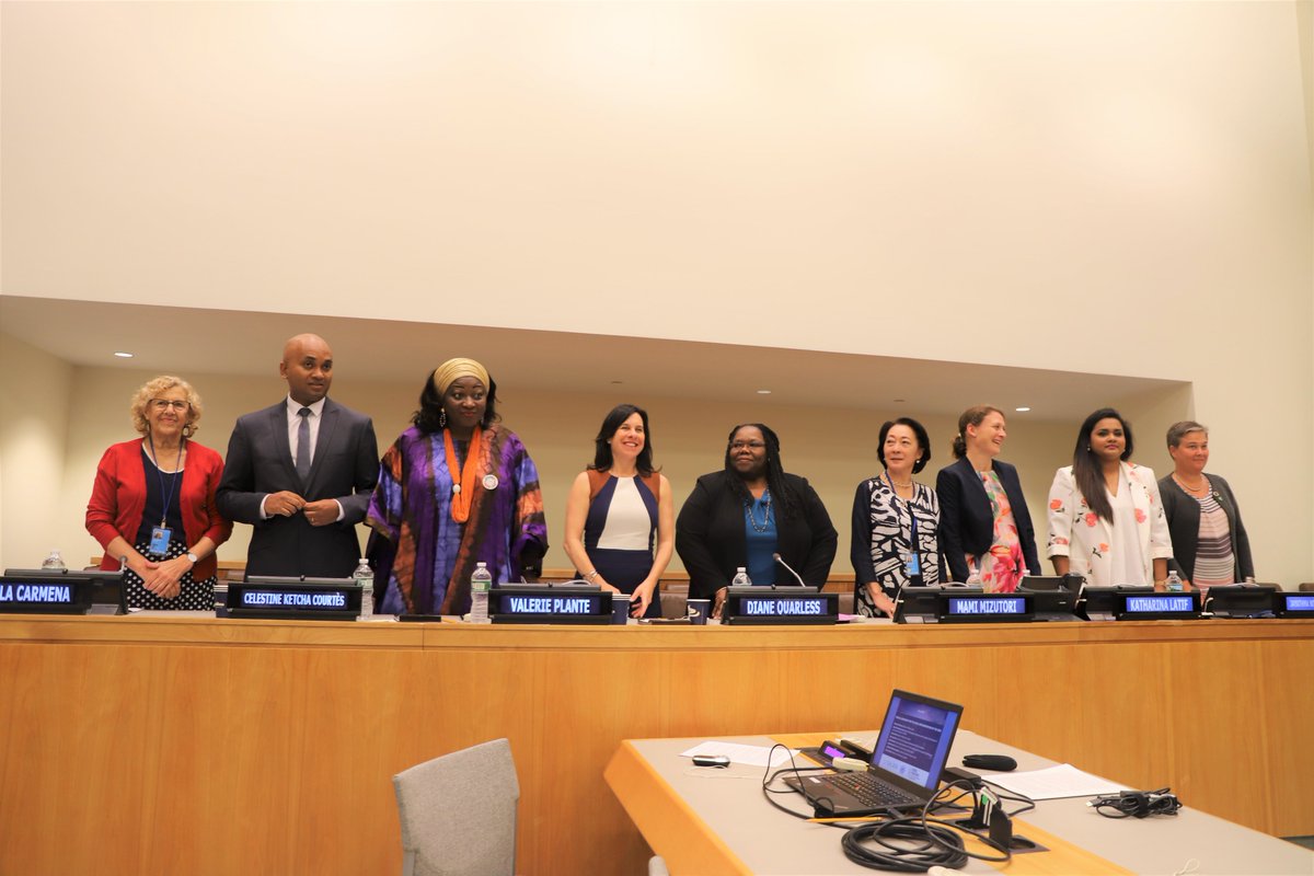 GlobalTaskforce's tweet photo. The importance of the visibility of women mayors in scaling #SDG localization has been demonstrated in the opening at #Local2030 meeting #HLFP2018 #HLPF!
#Listen2Cities with female leadership! https://t.co/h6e7xzItyQ