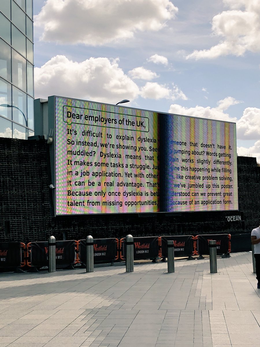 tan_johansson's tweet photo. As a #dyslexic, I was really impressed to come across this #digitalposter and hope many take this message into consideration #camaign #digitalcampaign #dyslexia #dyslexiaawareness https://t.co/xyxJIqpbyE