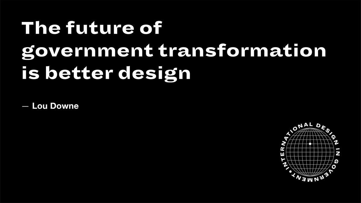 loft27design's tweet photo. One of the biggest take homes from today's International Design in Government conference – #GovDesign https://t.co/ocKCI6QGHL