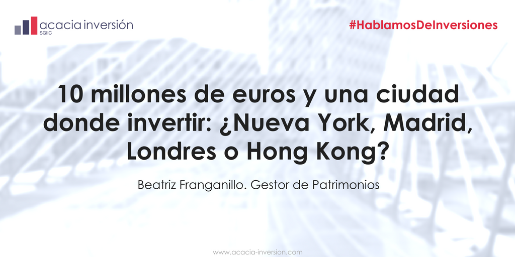 ACACIAINVERSION's tweet photo. Si recibiera 10 millones de euros con la condición de hacer una inversión inmobiliaria, ¿por qué ciudad se decantaría? Beatriz Franganillo, recientemente incorporada al equipo de @ACACIAINVERSION, se estrena en el blog con esta pregunta https://t.co/NADOqz5dVn https://t.co/CL1twObwze