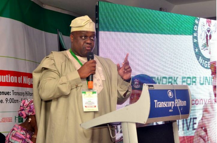 LegNet4UHC's tweet photo. Giving the closing remark to bring to end, the Second Annual Legislative Summit on UHC and Nutrition 2018 is the Convener and the Chairman, Senate Committee on Health - Sen. @lanretejuoso

#LegNet4UHC 
#healthforallnaija

@ebaruwa
@ISMPHNG
@MakanjuolaMoji
@Somtombelu
@naijacynth https://t.co/wMYncwIB2L