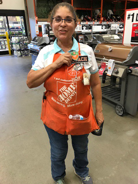 HarmonyOrangeHD's tweet photo. We are pleased to present a SOD merit badge to Susan, GS at #HomeDepot store 441 in Avondale, AZ. Thank you for your amazing job with managing and promoting our SOD program! https://t.co/ZZIakSKgdC