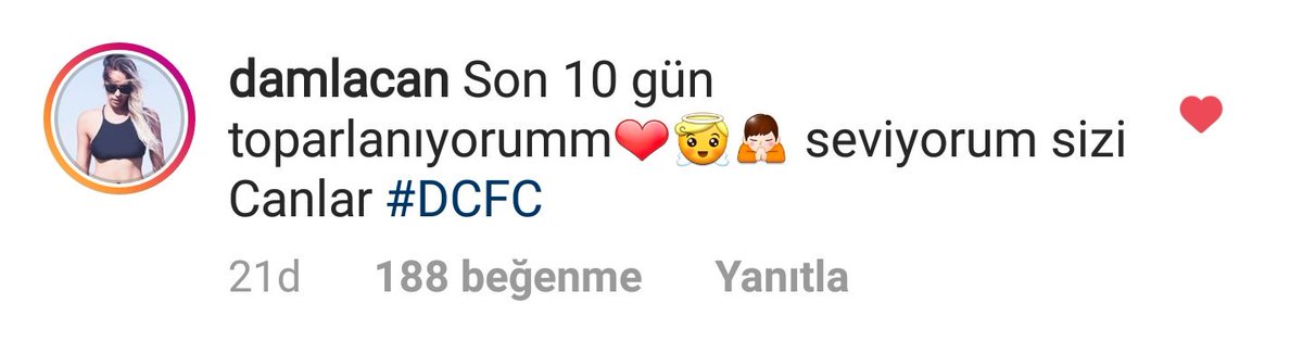 Damla Can'ın #DCFC'ye mesajı var! <a href="/damlacan_/">Damlacan</a> 💛

#DamlaCan
