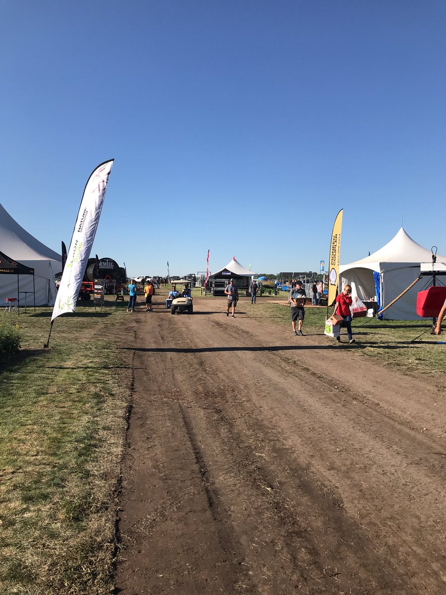 The calm before the storm - don’t miss <a href="/AginMotion/">Ag in Motion</a> especially our Cheer w Beers event 2-4pm this Thursday! Courtesy <a href="/BrettYoungSeeds/">BrettYoung</a> <a href="/DEKALB_Canada/">DEKALB Canada</a> @AcceleronCA <a href="/UofSAgros/">U of S Agros</a> <a href="/agbiousask/">USask AgBio</a>