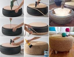 #Reciclaje || De todos los artículos que compramos todos los días, ¿cuántos podemos mantener durante más de un año? Ahora más que nunca,  Que mejor formar de reciclar que utilizar cauchos para hacer Muebles para el hogar #MundoVerde  #Recicla