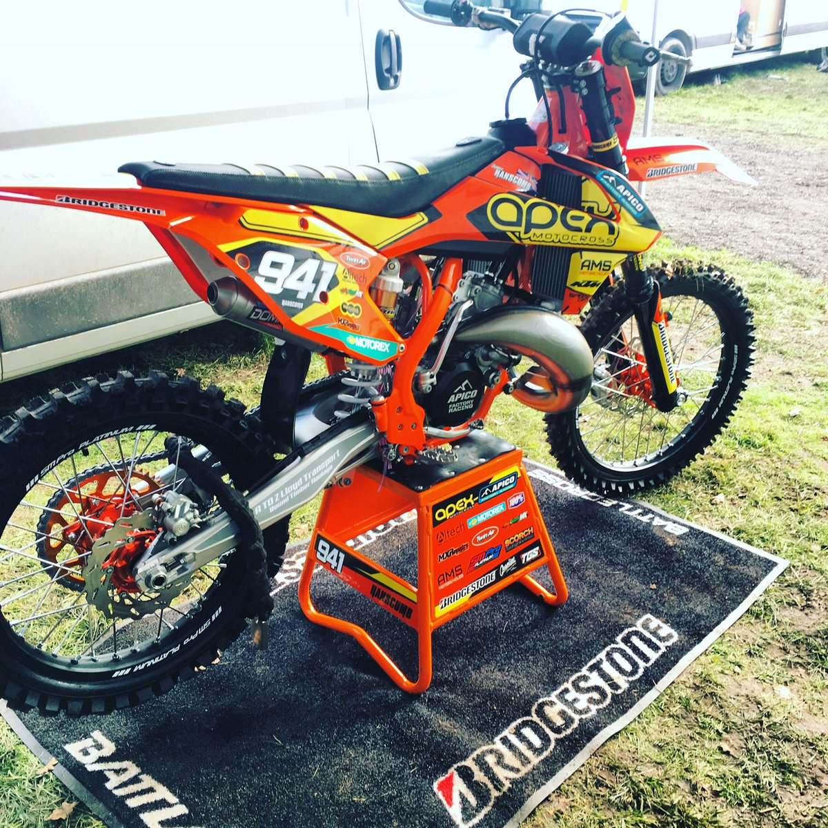 Apex Motocross park (@apexmotocross) on Twitter photo Team bikes looking fresh with new <a href="/spiralgfx/">Spiral Graphics</a> graphics with <a href="/SMProWheels/">SMProWheels</a> laced on @BridgestoneUK rubber. Looking ππ Team bikes looking fresh with new <a href="/spiralgfx/">Spiral Graphics</a> graphics with <a href="/SMProWheels/">SMProWheels</a> laced on @BridgestoneUK rubber. Looking ππ