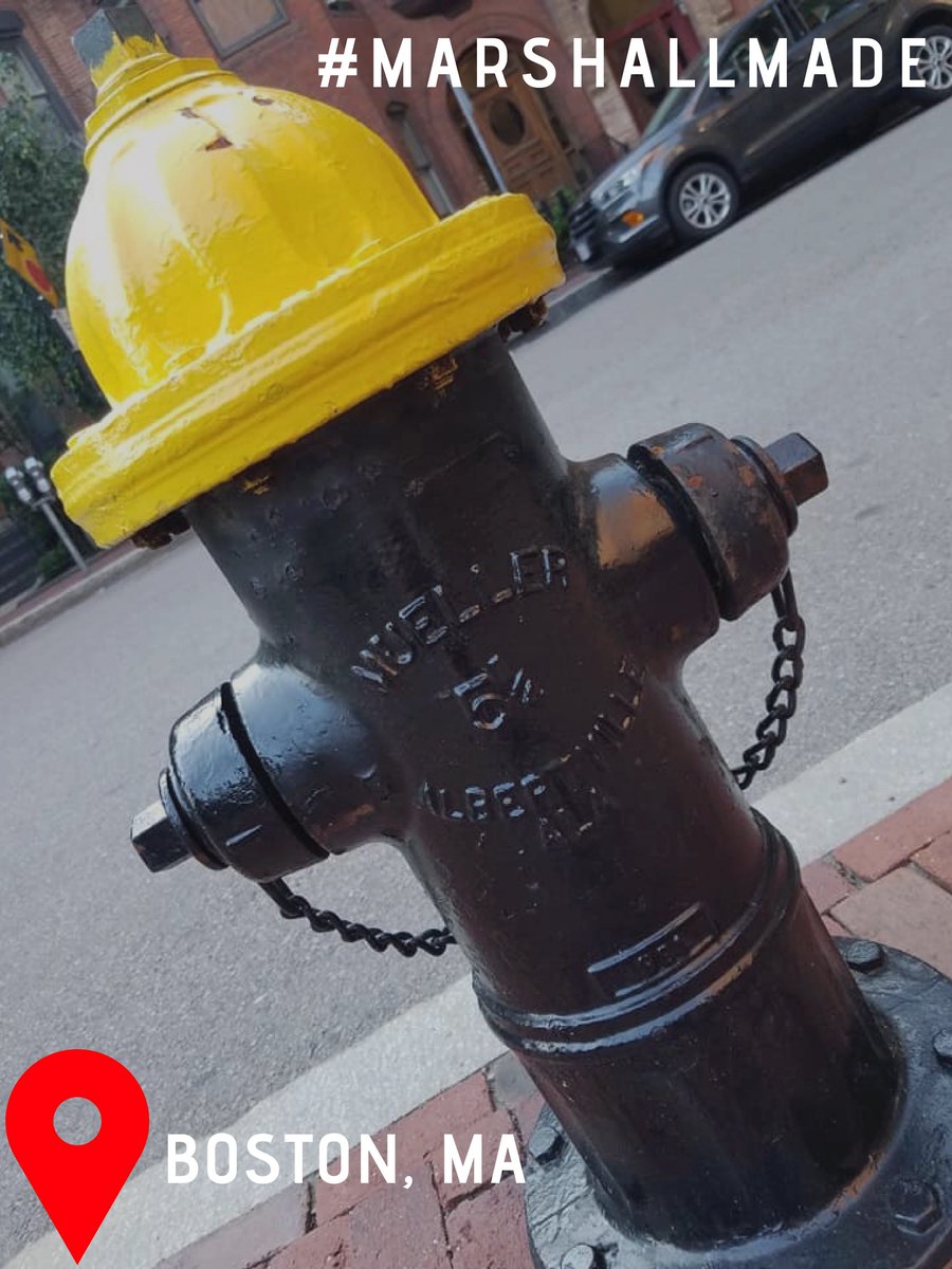 A fire hydrant from #Mueller in Boston, Massachusetts! #MarshallMade
Thanks for the picture, <a href="/jodaroll/">John Davis Rollings</a>!