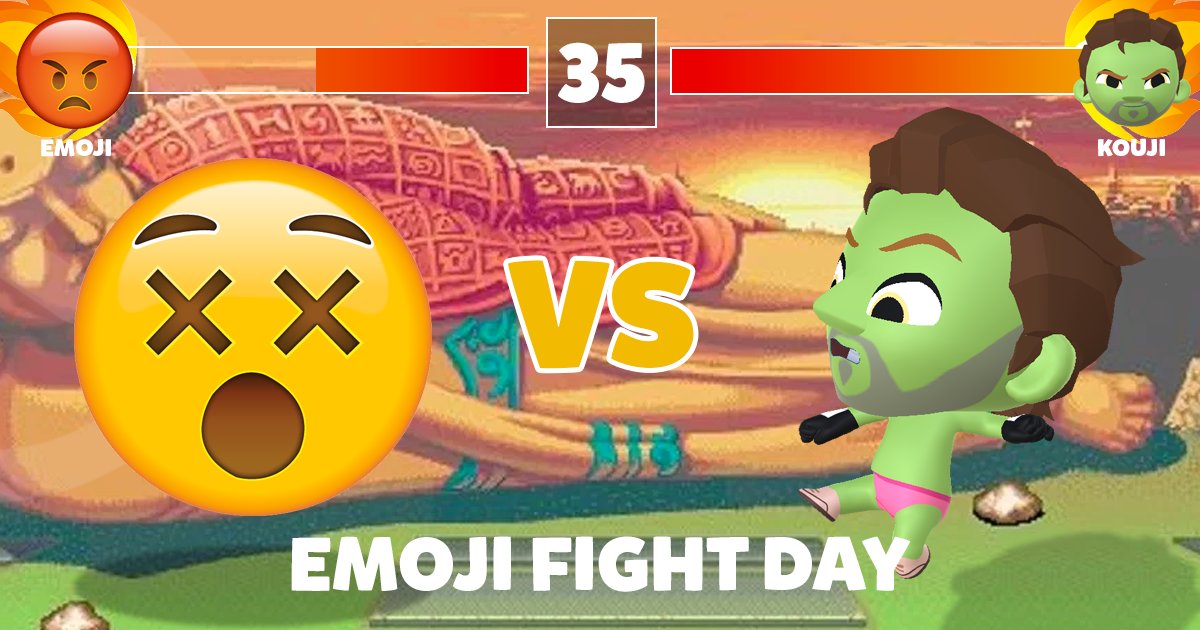 Happy Emoji (Fight) Day 😂😡😜
Forget about Emoji, choose Kouji : buff.ly/2L5gnMl