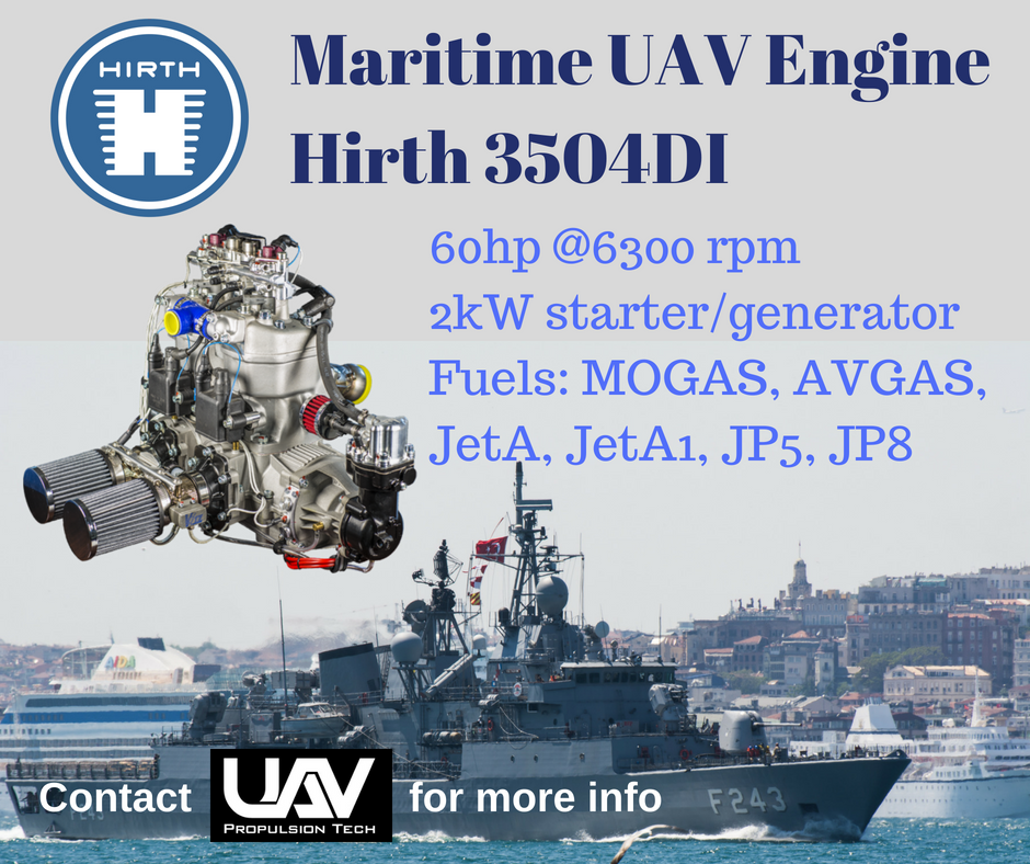 schmidtproducts's tweet photo. #Maritime #UAV #Engine from #Hirth. #drones #uas #unmanned https://t.co/K4tStIrQsL. https://t.co/edonFSOUPH